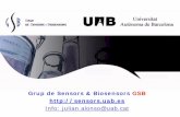 Grup de Sensors & Biosensors GSB  · HRP-antiDig mismatch DNA digoxigenin probe magnet magnetic bead m-GEC electrode surface A) Magnetic beads incubations occurs in solution (hybridization