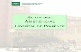 Actividad Asistencial Hospital de Poniente2 Actividad Asistencial Hospital de Poniente.pdf · 349 hipertrofia prostatica benigna, sin cc 39 1,51 156,83 229 interven. muÑeca y mano,