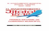 H. AYUNTAMIENTO MUNICIPAL JITOTOL, CHIAPAS 2015 - 2018chiapasjitotol.gob.mx/uploads/1/1/3/5/113524037/primer... · 2017-11-29 · H. AYUNTAMIENTO MUNICIPAL CONSTITUCIONAL 2015-2018