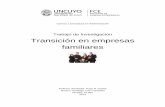 Transición en Empresas Familiares · Transición en Empresas Familiares 4 INTRODUCCIÓN Este trabajo de investigación propone una alternativa de resolución de conflictos para las