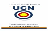 Unión del Cambio Nacional - WordPress.com · populares, ambientalista, estudiantiles, del movimiento nacional indígena y con los movimientos sociales progresistas de Guatemala que