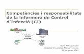Competències i responsabilitats de la infermera de control … · 2011-01-22 · Competències i responsabilitats de la infermera de Control d’Infecció (CI) Núria Freixas i Sala