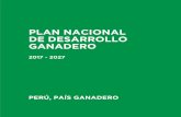 PLAN NACIONAL DE DESARROLLO GANADERO · 2018-02-12 · 8 MINISTERIO DE AGRICULTURA Y RIEGO PLAN NACIONAL DE DESARROLLO GANADERO 2017-20279 Plan Nacional de Desarrollo Ganadero 2017
