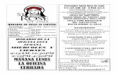 Parroquia Santa Rosa de Lima COMUNIDAD HISPANA · Parroquia Santa Rosa de Lima COMUNIDAD HISPANA Oficina: 16 McLean Street - Freehold, NJ. 07728. Teléfono: (732) 303-7800 Fax: (732)