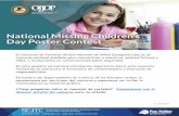 El Concurso de Carteles del Día Nacional de Niños ...El Concurso de Carteles del Día Nacional de Niños Desaparecidos es un concurso nacional diseñado para concientizar a maestros,