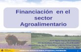 Financiación en el sector Agroalimentario1 Financiación en el sector Agroalimentario José María García de Francisco SG de Análisis, Prospectiva y Coordinación Ministerio de