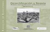 Desertificación y Sequía - Ministerio de Ambiente y ... · ción de la Secretaría de la Convención de las Naciones Unidas de lucha contra la Desertificación y la Sequía en esta