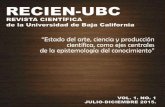 REVISTA CIENTÍFICA DE LA UNIVERSIDADFICA-UBC... · Científica de la Universidad de Baja California, sino el punto de vista de los responsables de su publicación o de quienes firman