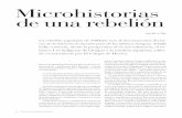 Microhistorias de una rebelión - Revista de la ...(Me quedo aquí con la definición de Borges: “Clá-sico no es un libro que necesariamente posee tales o cua - les méritos; es