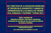2017 DIRECTIVAS DE LA ASOCIACION AMERICANA DE TIROIDES …syllabus.aace.com/2017/curso/presentations/Wed/3-2017... · 2018-04-13 · 2017 directivas de la asociacion americana de