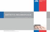 Fecha de actualización: 2013-2014 - Gobierno de Chile...2 Guía Clínica Artritis Reumatoide, Minsal 2013-2014 Ministerio de Salud. Guía Clínica AUGE “Artritis Reumatoide”.