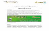 Simposio de Metrología 2012cenam.gob.mx/sm_2012/doctos/SM2012R.pdf · y la Sexta Conferencia-Taller de la North American Coordinate Metrology Association (NACMA) (71 participantes).