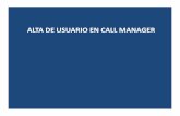 ALTA DE USUARIO EN CALL MANAGER · INTRODUCCION: En el siguiente documento se muestra paso a paso el como accesar al equipo Cisco Unified Communications Manager para poder crear un