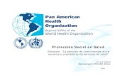 Protección Social en Salud - Comisión Nacional de ......protección social universal en materia de salud, eliminando o reduciendo al máximo las desigualdades evitables en la cobertura,
