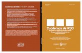 Cuadernos de RSO · en Uruguay. Para ello, lleva adelante proyectos de investigación aplicada, difunde sus resultados, colabora con los actores involucrados en el tema y fomenta
