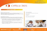 Curso Office 365 · En este curso, que se basará en el conocimiento de la suite de aplicaciones de escritorio de Office 2010 0 2013 para trabajar productivamente en le entorno de