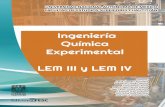Ingeniería - portal.cuautitlan.unam.mxportal.cuautitlan.unam.mx/manuales/Ingenieria_quimica_experimental2.pdf · de variables y balance de materia y energía, así como el de flujo
