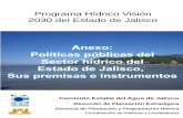 Programa Hídrico Visión 2030 del Estado de Jalisco · 2030 del Estado de Jalisco. Comisión Estatal del Agua de Jalisco. ... mecanismos de mercado y sistemas . 1. Jordana, J. 2006.