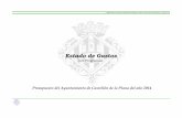 Estado de Gastos - Ajuntament de Castelló · I:\PRESUPUESTO 2014\DOCUMENTO DE TRABAJO\CARATULAS\Carátula Estado gastos x programas.odt Estado de Gastos (por Programas) Presupuesto