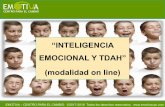 “INTELIGENCIA EMOCIONAL Y TDAH” (modalidad online) · •Beneficios de la Inteligencia Emocional. §APLICACIÓN PRÁCTICA: Intervencióndesde el enfoque de la I.E. con niñoscon