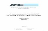 LA EVOLUCION DE PRODUCCION DE HIDROCARBUROS EN …miningpress.com/media/briefs/informe-iae-la... · igual a la de 1991? ; ¿Sabías que en Argentina todas las cuencas petroleras convencionales
