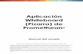 Aplicación Whiteboard (Pizarra) de Promethean · 2018-08-24 · Es posible cambiar el tamaño de las imágenes y girarlas; para ello, elija una imagen con la herramienta Seleccionar
