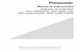 Manual de instrucciones - Panasonic · el modo de configuración de los ajustes necesarios antes de ejecutar el software y el modo de operación del software. Este producto está