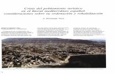 Crisis del poblamiento turístico en el litoral mediterráneo español ... Files/fundacion/biblioteca... · 2016-08-03 · expansión del tejido urbano-turístico), la edificación