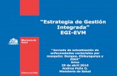 “Estrategia de Gestión Integrada”...“Estrategia de Gestión Integrada” EGI-EVM “Jornada de actualización de enfermedades vectoriales por mosquito: Dengue, Chikungunya y
