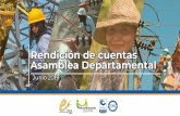 1. Inversión de · Arauquita, departamento de Arauca $547.000.000 - 28 Usuarios beneficiados- *Ampliación electrificación de la vereda losjardines en el municipio de Fortul y resguardo