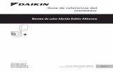 Guía de referencia del - DENV | Daikin...Tabla de contenidos Guía de referencia del instalador 3 EVLQ05+08CAV4 + EHYHBH05AA + EHYHBH/X08AA + EHYKOMB33AA Bomba de calor híbrida Daikin