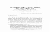 Universidad de Sevilla - CUANDO EL SERVIA EN LA ...institucional.us.es/revistas/rasbl/20/art_2.pdfsano-caballeresca de Iñigo durante los años de Arévalo, de 1506 a 1517, y su preparación