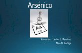 Arsénico - UNAMdepa.fquim.unam.mx/amyd/archivero/pptArsenico_28856.pdf · toxicidad, pero los niveles de Arsénico en peces y mariscos puede ser alta, porque los peces absorben Arsénico