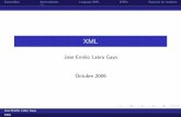 XML - Iniciodi002.edv.uniovi.es/~labra/cursos/XMLAvanzado/XML.pdfContenidos Antecedentes Lenguaje XML DTDs Espacios de nombres Unicode y URIs Unicode I Consorcio de empresas dedicadas