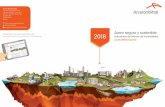 Acero seguro y sostenible 2018 - ArcelorMittal/media/Files/A/ArcelorMittal-Espanol... · Acero seguro y sostenible Indicadores del Informe de Sostenibilidad ArcelorMittal España