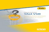 Polipasto de Cadena YALE VSIII · 2018-10-26 · YALE VSIII Manual de Cadena Estabilidad incr EmEntada por sus 3 pErnos dE acEro En placas latEralEs 1 A 4 3 Tuercas con filamentos