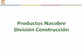 Productos Nacobre División Construcciónremex.org.mx/catalogo/NACOBREPC.pdf · diámetro exterior liso, las ranuras internas mejoran significativamente la eficiencia en intercambiadores