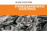PENSAMIENTO Y GUERRA - Ediciones Encuentro · de la decadencia de Francia y Europa, y vivió la amenaza de la guerra nuclear que, por primera vez en la historia, convir-tió en factible