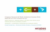 Congreso Nacional del Medio Ambiente (Conama 2012) · Congreso Nacional del Medio Ambiente (Conama 2012) Madrid del 26 al 30 de noviembre de 2012 Sesión Técnica 16 – Huella de