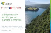 Compromiso y Acción por el Cambio Climático · 12/6/2018  · Gestión de Cambio Climático Colbún es el principal emisor de bonos de carbono hidroeléctricos en Chile, alcanzando