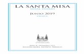 MISAL DIARIO - Diócesis de San Juan de los Lagos · LA SANTA MISA. MISAL DIARIO. Junio 2019. CICLO C Año X. Número 117. Guadalajara, Jalisco, México