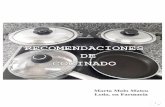 RECOMENDACIONES DE COCINADOpontesano.com/wp-content/uploads/2018/11/RECOMENDACIONES... · 2018-11-16 · 2 RECOMENDACIONES DE COCINADO Cómo realizar las frituras: Las frituras se