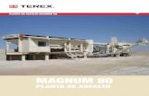 MAGNUM 80 - Cowdin S.A. · Contraflujo Serie Magnum fue desarrollado en conjunto con Terex Roadbuilding, líder mundial en la fabricación de plantas de asfalto. En su proyecto se