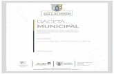 MUNICIPAL - sanluis.gob.mx · de Pobreza y evaluación del Estado de San Luis Potosí 2012, en el Municipio de San Luis Potosí, la población en condición de pobreza era de 232,967