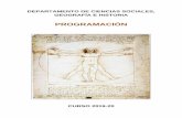 DEPARTAMENTO DE CIENCIAS SOCIALES, GEOGRAFÍA E HISTORIA · 2019-11-12 · relevantes de la Prehistoria y la Edad Antigua para adquirir una perspectiva global de su evolución. ...