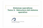 Tema 3: Estructura y servicios del sistema operativosopa.dis.ulpgc.es/so/teoria/pdf/Old/so-01-3-Estructura del so.pdf · Redes En un sistema distribuido, existen varios ordenadores
