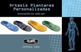 Ortesis Plantares PersonalizadasHace más de 10 años que Laboratorios Edser utiliza tecnologías CAD/CAM para el diseño exclusivo y fabricación de plantillas persona-lizadas. Los