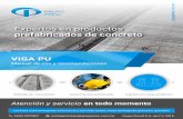 Expertos en productos - Grupo Previgrupoprevi.com.mx/previ_docs/brochure-pu.pdf · Expertos en productos prefabricados de concreto VIGA PU Manual de uso y recomendaciones _ Atención