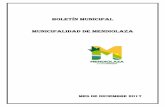 Boletín MUNICIPAL Municipalidad de Mendiolaza...Que, los montos de obras que se podrán acceder al Fondo de Desarrollo Urbano II para la ejecución de obras de infraestructura previsto