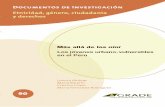 Documentos de Investigación 90 - Grade · Senaju Secretaría Nacional de la Juventud SJL San Juan de Lurigancho TFNR Trabajadores familiares no remunerados UNFPA Fondo de Población